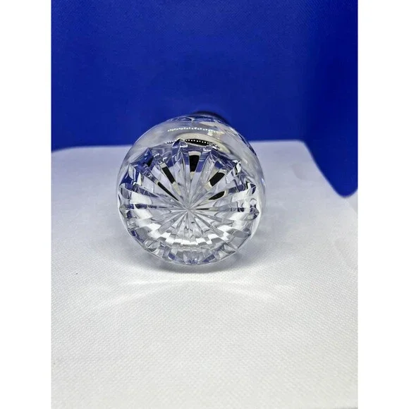 VTG Cut Crystal Muffineer/ Sugar Shaker Silver Plate Lid EUC - Picture 3 of 10